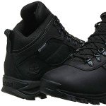 Timberland Men's Anti-Fatigue Hiking Waterproof Leather Mt. Maddsen Chukka Boot, Black, 8