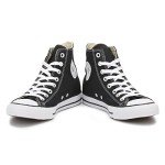 Converse Clothing & Apparel Chuck Taylor All Star Canvas High Top, Black/White, 6 Women/4 Men