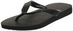 Havaianas Women's Top Flip Flop Sandal, Black, 11-12 M US