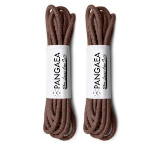 PANGAEA [4 Laces] 2-Pair Pack Waxed Round Oxford Shoe Laces for Dress Shoes Chukka 3/32Inch Thin