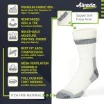 Merino Wool Thermal Hiking Socks for Men, 3 Pairs