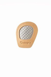 pedag Girl Anti-Slip Forefoot Inserts for High Heel Footwear, Handmade in Germany, Sandals Pumps and Mules, Textured Grip, Real Leather, One Size Fits All, Tan, 1 Pair