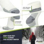 Merino Wool Thermal Hiking Socks for Men, 3 Pairs