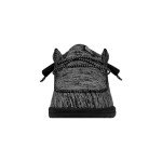 Hey Dude Wally Sport Knit Black/Black Size 11 | Men's Loafers | Men's Slip On Shoes | Comfortable & Light Weight