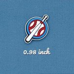 Xaldrichasta Baseball Shoe Charms for Clog Different Matching Sandals Wristbands Bracelets, Sports Ball Shoe Charms Decorations for Kids Teens Adults Party Gifts