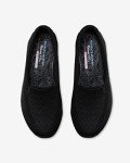Skechers Womens Reggae Fest - Willows Loafer Flat, Black Mesh, 9 US