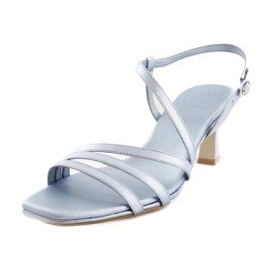 Naturalizer Women's Galaxy Sandal, Light Blue Faux Leather, 9