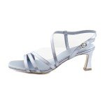 Naturalizer Women's Galaxy Sandal, Light Blue Faux Leather, 9