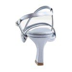 Naturalizer Women's Galaxy Sandal, Light Blue Faux Leather, 9