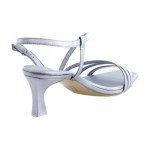 Naturalizer Women's Galaxy Sandal, Light Blue Faux Leather, 9