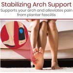 Envelop 3/4 Arch Support Inserts for Men and Women - Orthotic Shoe Insoles for Plantar Fasciitis, Flat Feet, Over-Pronation, Tendonitis, Foot Pain Relief - for Running and Basketball (L)