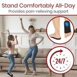 Envelop 3/4 Arch Support Inserts for Men and Women - Orthotic Shoe Insoles for Plantar Fasciitis, Flat Feet, Over-Pronation, Tendonitis, Foot Pain Relief - for Running and Basketball (L)