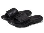 adidas Unisex Alphabounce 2.0 Slides Sandal, Black/Black/Black, 13 US Women
