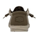 Hey Dude Men's Wally Sox Beige Men's 9 & Women's 11 | Men's Loafers | Men's Slip On Shoes | Comfortable & Light-Weight