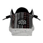 Hey Dude Men's Wally Funk Jacquard Black Aztec Size 9| Men's Loafers | Men's Slip On Shoes | Comfortable & Light-Weight