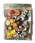 YBW 30-Pieces Shoe Charms Sports for Boys Croc Clogs, Basketball Soccer Softball Baseball Football Shoe Pins Decorations Accessories for Kids Gifts, button 0.47 inch