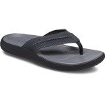 Crocs Men's Yukon Vista II Flip Flops, Black, 8 Men