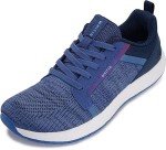 WHITIN Men's Wide Width Toe Box Road Running Shoes Zero Drop Size 11 11.5 Sneakers Comfortable Training Fashion Casual Non Slip Cushioning Dark Blue 45