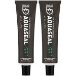 GEAR AID Aquaseal SR Shoe Repair Adhesive For Fixing Holes in Hiking, Work, Boots, Rainboots, Shoes, Soles and Rebuild Heels, Clear, 2 Pack