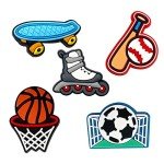 30 PCS Kids' Sports Shoe Charms Set