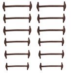 INMAKER No Tie Dress Shoe Laces for Men, Waxed Thin Oxford Round Shoelaces