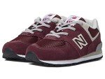 New Balance 574 V1 Bungee Sneaker, Burgundy/White
