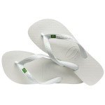 Havaianas Men's Brazil Flip Flop Sandal, White, 9-10 M US