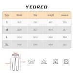 YEOREO Kalie Flare Scrunch Leggings for Women V Cross Waist Bell Bottom Yoga Pants Tummy Control Bootcut Workout Leggings Black S