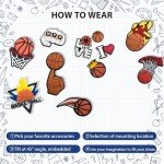 Basketball-Themed Shoe Charms for Everyone