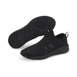 PUMA Womens Better Foam Prowl Slip On Cross Trainer, PUMA Womens Black-PUMA Womens Black, 7.5