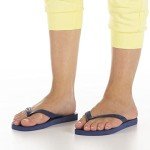 Havaianas Men's Top Flip Flop Sandal, Navy Blue, 9-10 M US