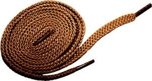 Shoeslulu 20" Premium Oxford Chukka Desert Boot Flat Cotton Canvas Shoe Laces (19.5 in. (50 cm), British Tan)