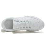 TWDKCHER White Cheer Shoes for Girls Womens Cheer Shoes Youth Girls Cheerleading Shoes Competition Gear Dance Tennis Sports Training Athletic Comfortable Flats Breathable Soft Kids Cheer Sneakers