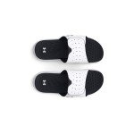 Under Armour Women's Ignite Pro Slide, (101) White/Black/Black, 9, US