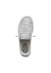 Hey Dude Women's Wendy Sox Glacier Grey Size 9 | Women's Shoes | Women's Slip On Shoes | Comfortable & Light-Weight