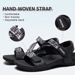 MEGNYA Sport Sandals for Womens, Walking Casual Adjustable Sandals with Cushion Rubber Sole Camouflage Size 8.5