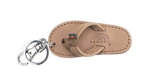 Rainbow Sandals Leather Sandal Key Chain - Sierra Brown