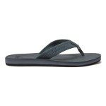 Quiksilver mens Carver Suede 3 Point Flip Flop Athletic Sandal, Grey/Grey/Black, 11 US