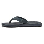 Quiksilver mens Carver Suede 3 Point Flip Flop Athletic Sandal, Grey/Grey/Black, 11 US
