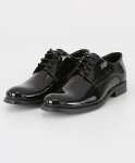 Boys Derby Patent Formal, Black, Dress Shoes, Size US Toddler 6