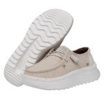 Hey Dude Wendy Peak Chambray Cream Size 10 | Women’s Shoes | Women’s Slip-on Loafers | Comfortable & Light-Weight