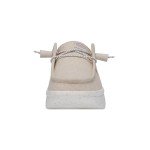Hey Dude Wendy Peak Chambray Cream Size 10 | Women’s Shoes | Women’s Slip-on Loafers | Comfortable & Light-Weight