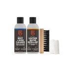 GEAR AID Revivex Leather Shoe and Boot Cleaner and Conditioning Kit, Restore Your Sneakers, Work and Hiking Boots, Includes Soap, Water Repellent, Brush to Remove Dirt, Cleaning Cloth, 1 Pack