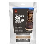 GEAR AID Revivex Leather Shoe and Boot Cleaner and Conditioning Kit, Restore Your Sneakers, Work and Hiking Boots, Includes Soap, Water Repellent, Brush to Remove Dirt, Cleaning Cloth, 1 Pack