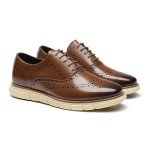 Bruno Marc Men's Wingtip Casual Dress Sneakers