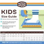 Hey Dude Girl's Wendy Stretch Canvas Off White Size 2 | Youth's Shoes | Youth Slip-on Loafers | Comfortable & Light-Weight