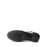 DREAM PAIRS Women's Oxfords Mary Jane Dress Shoes Heels for Women,Size 8,Black/White-PU,SDOX2301W