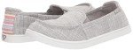Roxy Women's Minnow VII Loafer Flat, Cool Grey, 7