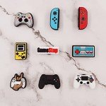 YMHOETS 25 Pieces Sports Shoe Charms for Clogs Pins for Boys Girls Game Controller Basketball Soccer Softball Baseball Shoe Decorations Charms Accessories for Men Women