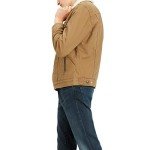 Levi's Men's Sherpa Trucker Jacket (Also Available in Big & Tall), (New) Cougar Canvas, X-Large